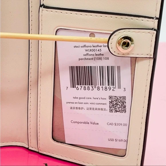 Kate Spade Darcy Bifold Wallet Leather - Picture 8 of 8